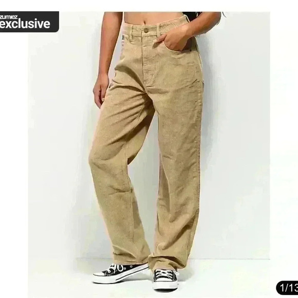 Empyre Pants - Empyre Tori 90’s khaki Corduroy Skate Pants sz 4